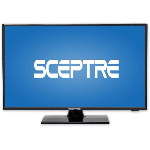  Sceptre E195BV-SR 19 Slim LED HDTV 720p with HDMI USB VGA Inputs, Fine Black (2017)