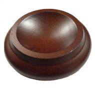 Schaff Piano Supply Hardwood Piano Caster Cups, Set of 3 - Mahogany