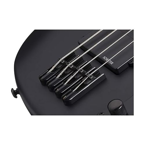  Schecter Stiletto Stealth - Satin Black, 4-String