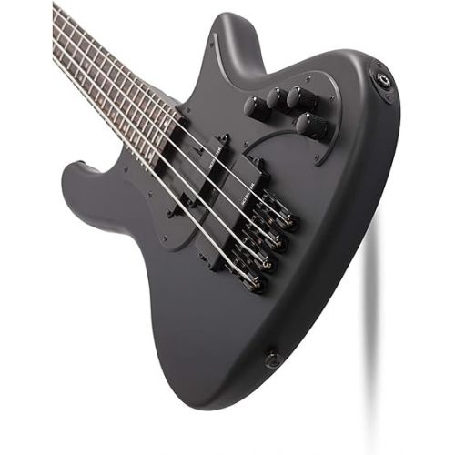  Schecter Stiletto Stealth - Satin Black, 4-String