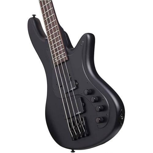  Schecter Stiletto Stealth - Satin Black, 4-String