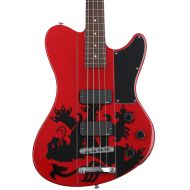 Schecter Simon Gallup Ultra Signature Bass Guitar - Red