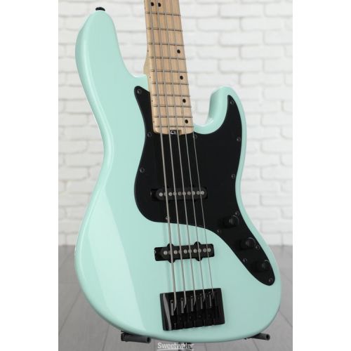  Schecter J-5 Bass Guitar - Sea Foam Green