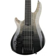 Schecter SLS Elite-5 Left-handed Bass Guitar - Black Fade Burst