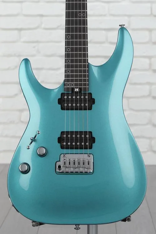 Schecter Aaron Marshall AM-6 Left-handed Electric Guitar - Arctic Jade