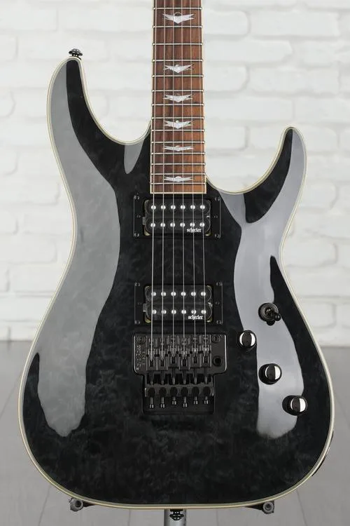 Schecter Omen Extreme-6 FR Electric Guitar - See-Thru Black