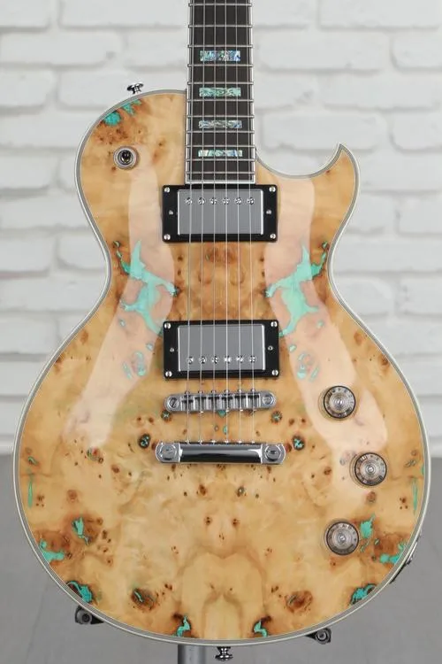 Schecter Solo-II Custom Electric Guitar - Natural Burl Demo