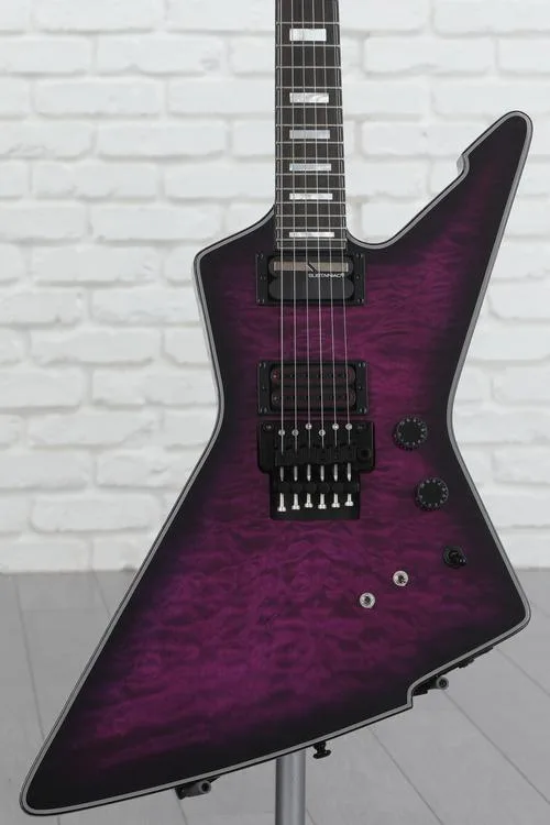 Schecter E-1 FR S Special Edition Electric Guitar - Trans Purple Burst