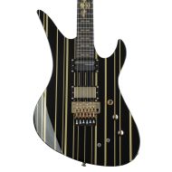 Schecter Synyster Gates Custom-S - Black with Gold Stripes