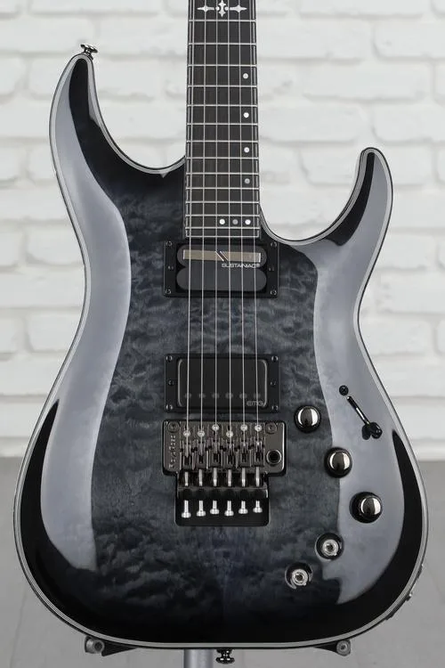 Schecter Hellraiser Hybrid C-1 FR-S Electric Guitar - Trans Black Burst