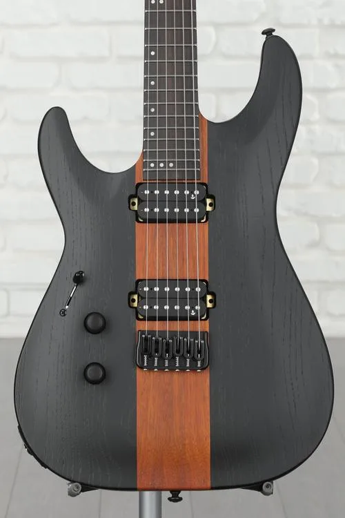 Schecter C-1 Rob Scallon Left-handed Electric Guitar - Satin Dark Roast