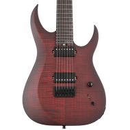 Schecter Sunset-7 Extreme 7-string Baritone Electric Guitar - Scarlet Burst