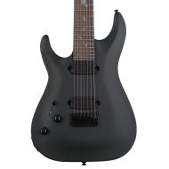 Schecter Damien-7 SBK Left-handed Electric Guitar - Satin Black