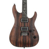 Schecter C-1 Exotic Ebony Electric Guitar - Natural Satin