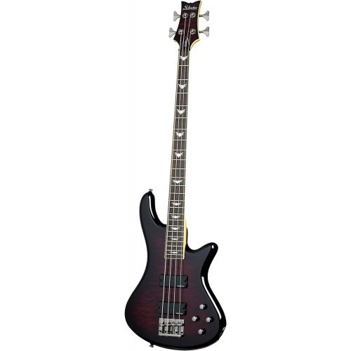  [아마존베스트]Schecter Stiletto Extreme-4 Bass Guitar (4 String, Black Cherry)