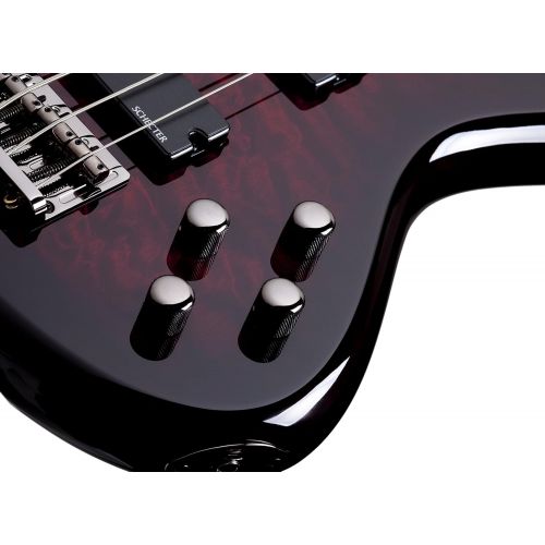  [아마존베스트]Schecter Stiletto Extreme-4 Bass Guitar (4 String, Black Cherry)