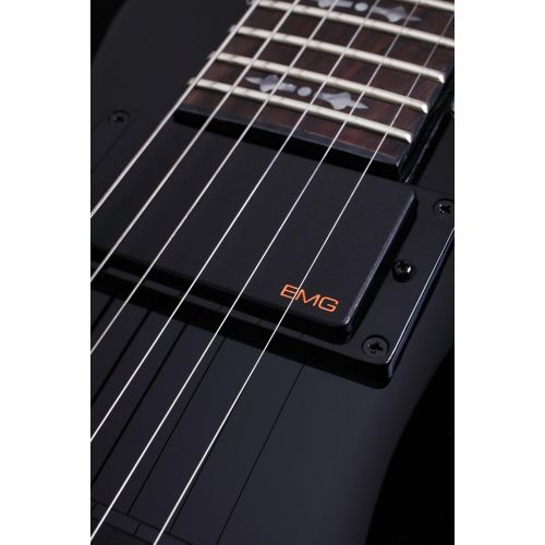  Schecter 1777 Solid-Body Electric Guitar, Gloss Black