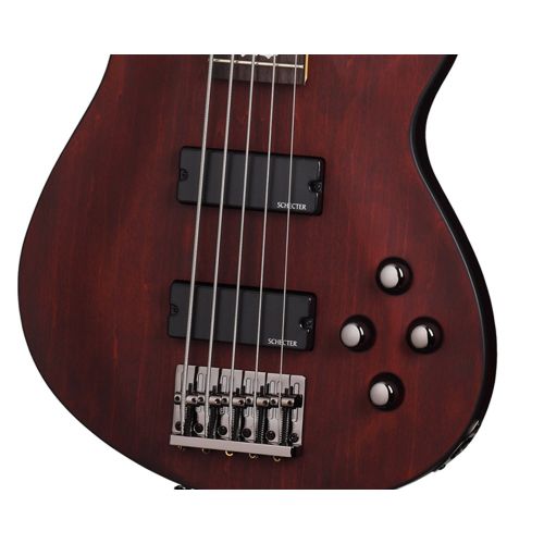  Schecter Guitar Research Omen-5 2012 5-String Electric Bass Guitar - Black