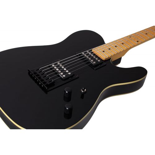  Schecter PT Electric Guitar (Gloss Black, Left Handed)