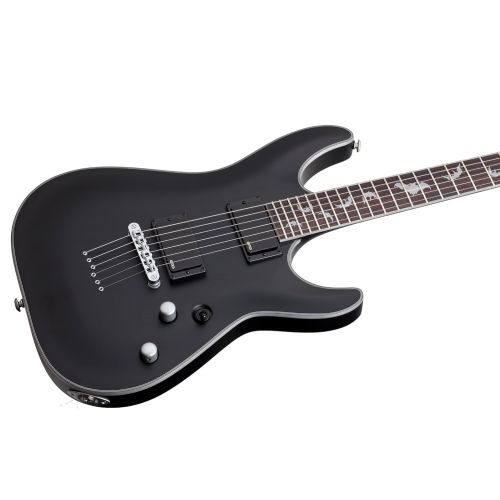  Schecter Damien Platinum 6 Satin Black Left Handed