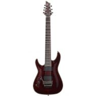 Schecter Hellraiser C-7 Left-Handed 7-String Electric Guitar - Black Cherry