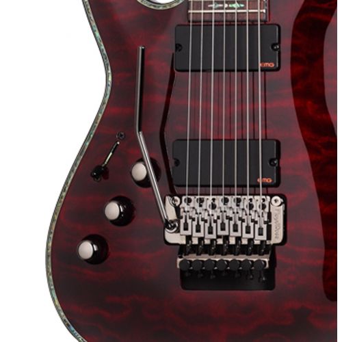  Schecter Hellraiser C-7 FR 7-String Electric (Guitar Black Cherry)