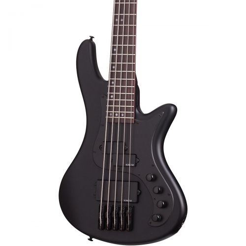  Schecter Guitar Research},description:The Schecter Stiletto Stealth 5-string is a dark vision of your low end filled future. Its all black exterior will either have you running for