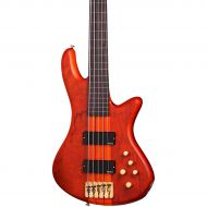 Schecter Guitar Research},description:The Schecter Stiletto Studio-5 Fretless Bass Guitar is a sleek, sexy, sharp-looking bass loaded with features that count. Neck-thru constructi