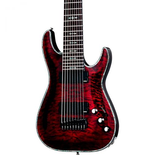  Schecter Guitar Research},description:The 9-string Schecter Hellraiser C-9 Electric Guitar is designed and built for rock-hard rock. The Hellraisers set neck, 28 scale, mahogany bo