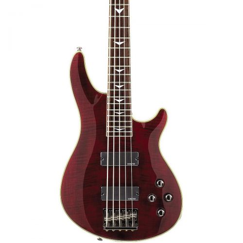  Schecter Guitar Research},description:The Omen Extreme-5 Bass Guitar from Schecter Guitar Research is an updated take on the Omen line. This 5-string bass has jaw-dropping looks wi