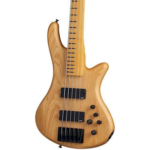  Schecter Guitar Research},description:The Schecter Stiletto-5 Fretless electric bass delivers a classic look thanks to its aged natural satin finish and black hardware. This fretle