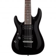 Schecter Guitar Research},description:With sonics and features that rival guitars costing twice the bucks, the Schecter Omen-7 is an incredible value.Maple neck and basswood bodyMa
