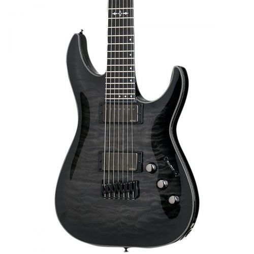 Schecter Guitar Research},description:A unique fusion of Schecters HELLRAISER and SLS models, the C-7 Hybrid is a 7-string combination of the most sought-after features of each. Th