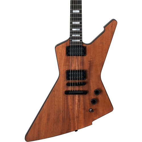  Schecter Guitar Research},description:With a eye-catching koa top, warmly resonant mahogany body and fast 3-piece ebony neck, this strikingly exotic Schecter E-1 Koa pumps out tone