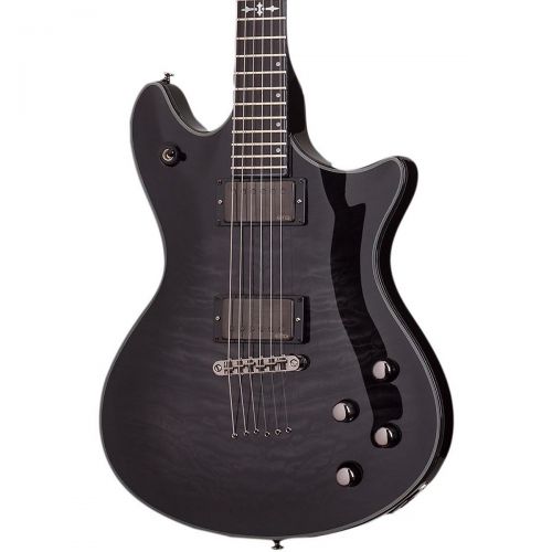  Schecter Guitar Research},description:A unique fusion of Schecters HELLRAISER and SLS models, the Tempest Hybrid is a combination of the most sought-after features of each. The Hel