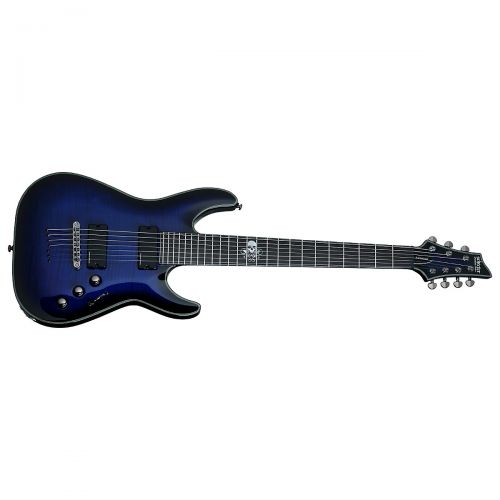  Schecter Guitar Research Open-Box Blackjack SLS C-7 Electric Guitar Condition 1 - Mint Satin Black