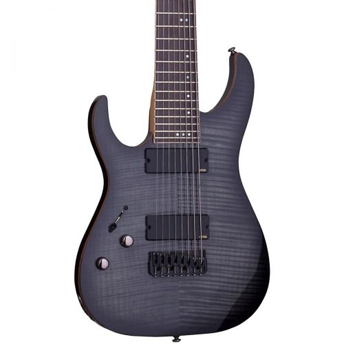  Schecter Guitar Research Open-Box Banshee-8 8-String Active Left Handed Electric Guitar Condition 3 - Scratch and Dent Transparent Black Burst 190839207371