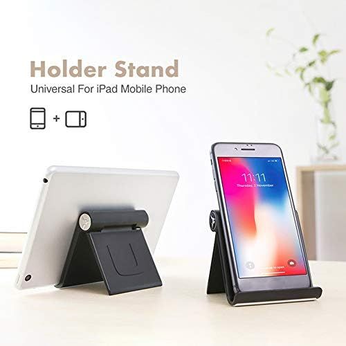  [아마존베스트]Schimers Universal Tablet Holder Stand Adjustable Angle Stand Tablet Holder for Home Tablet Stand Office Mobile Phone Holder Compatible with Android iOS