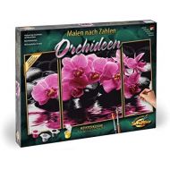Schipper Adult Paint by Number: Tryptych Orchids Model Kit