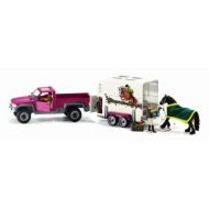 Schleich Horse Club, Pick-up with Horse Box Toy Figure