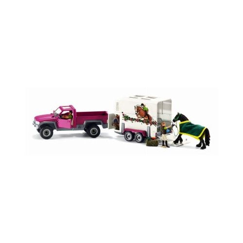  Schleich Horse Club, Pick-up with Horse Box Toy Figure
