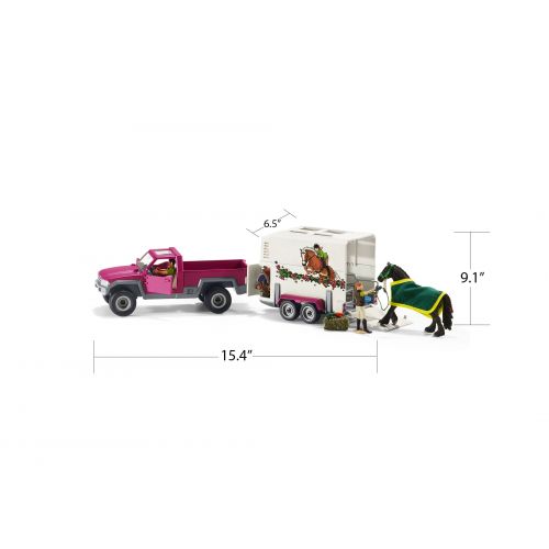  Schleich Horse Club, Pick-up with Horse Box Toy Figure