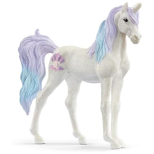  Schleich bayala, Limited Edition Collectible Unicorn Toys for Girls and Boys, Gemstone Unicorn Figurines, Pearl