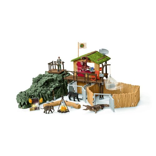  Schleich Croco Jungle Research Station