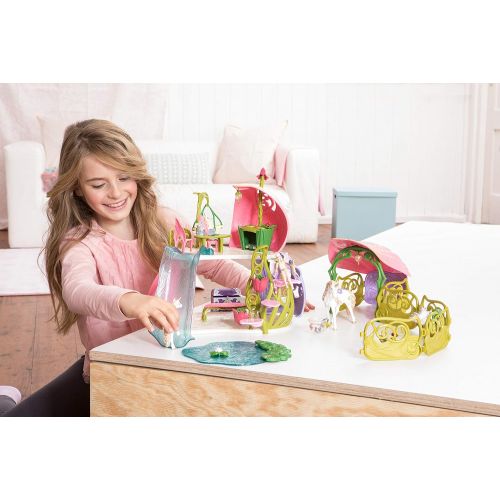  Schleich Glittering Flower House with Unicorns, Lake and Stable, Multicolor