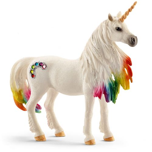  Schleich North America Rainbow Unicorn Mare Toy Figure, Standard