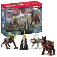 Schleich Eldrador 4-Piece Monster Toy for Boys and Girls Ages 7+, Eldrador Creatures Starter Set with 3 Action Figures (3 Piece Assortment) Multi