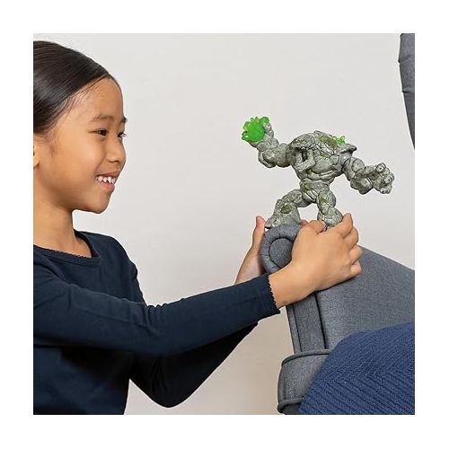  Schleich ELDRADOR CREATURES ? Stone Monster, Durable and Detailed Monster Toy with Movable Arms and Rotating Torso, Fantasy Toys for Boys and Girls Ages 7+, 9.3 x 17.7 x 12 cm