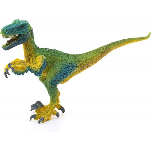  SCHLEICH Dinosaurs Velociraptor Educational Figurine for Kids Ages 4-12