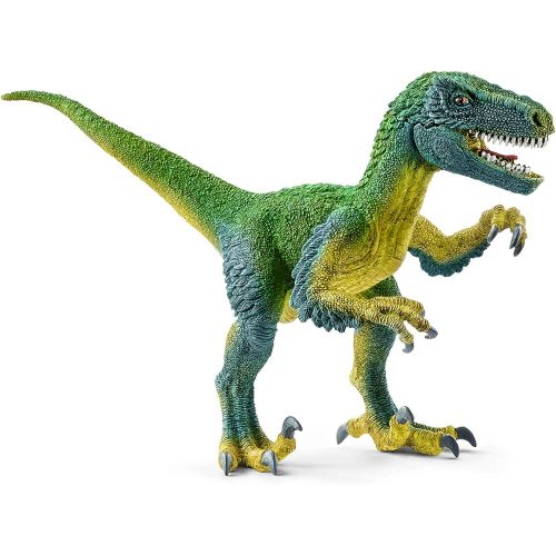  SCHLEICH Dinosaurs Velociraptor Educational Figurine for Kids Ages 4-12